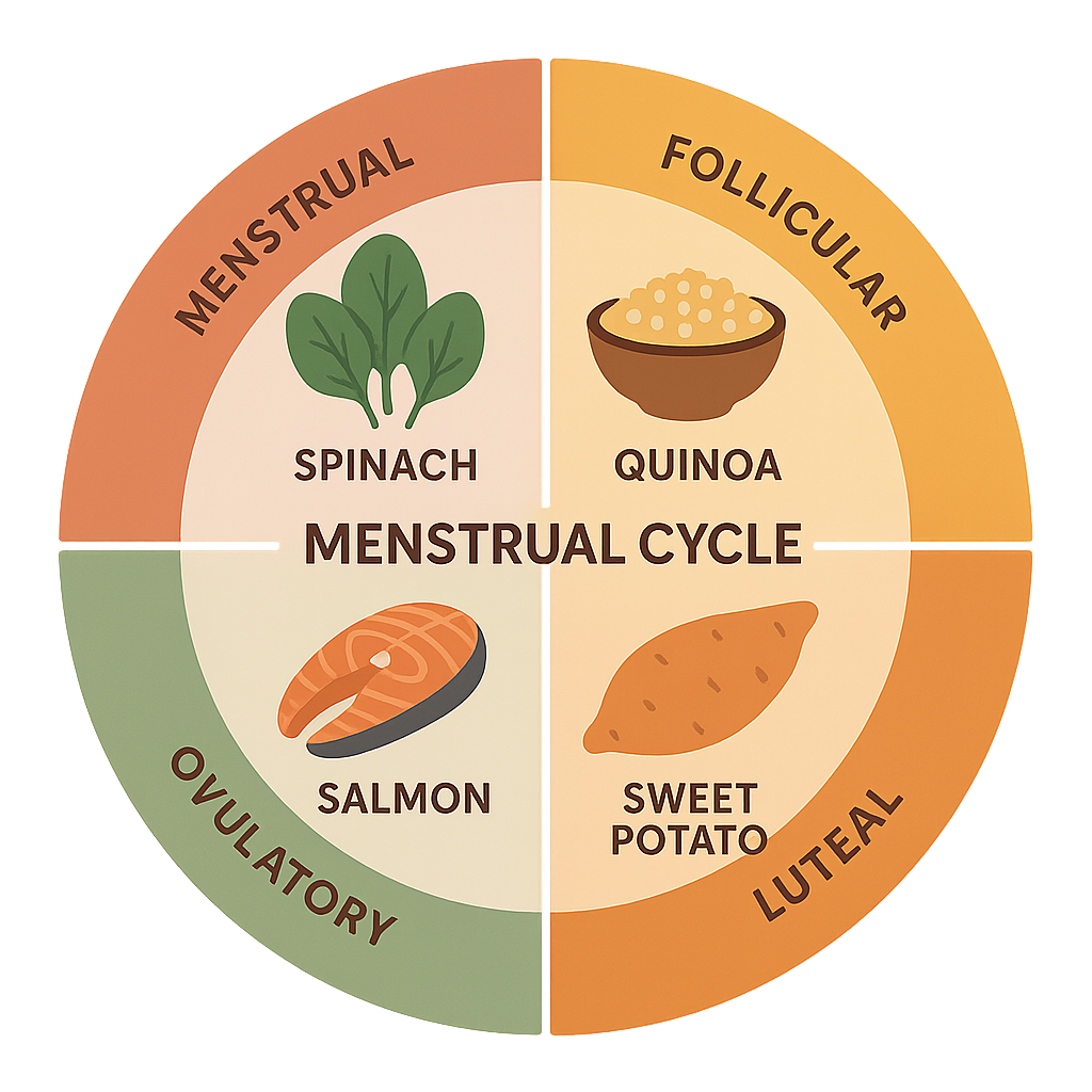 Cycle wheel with foods