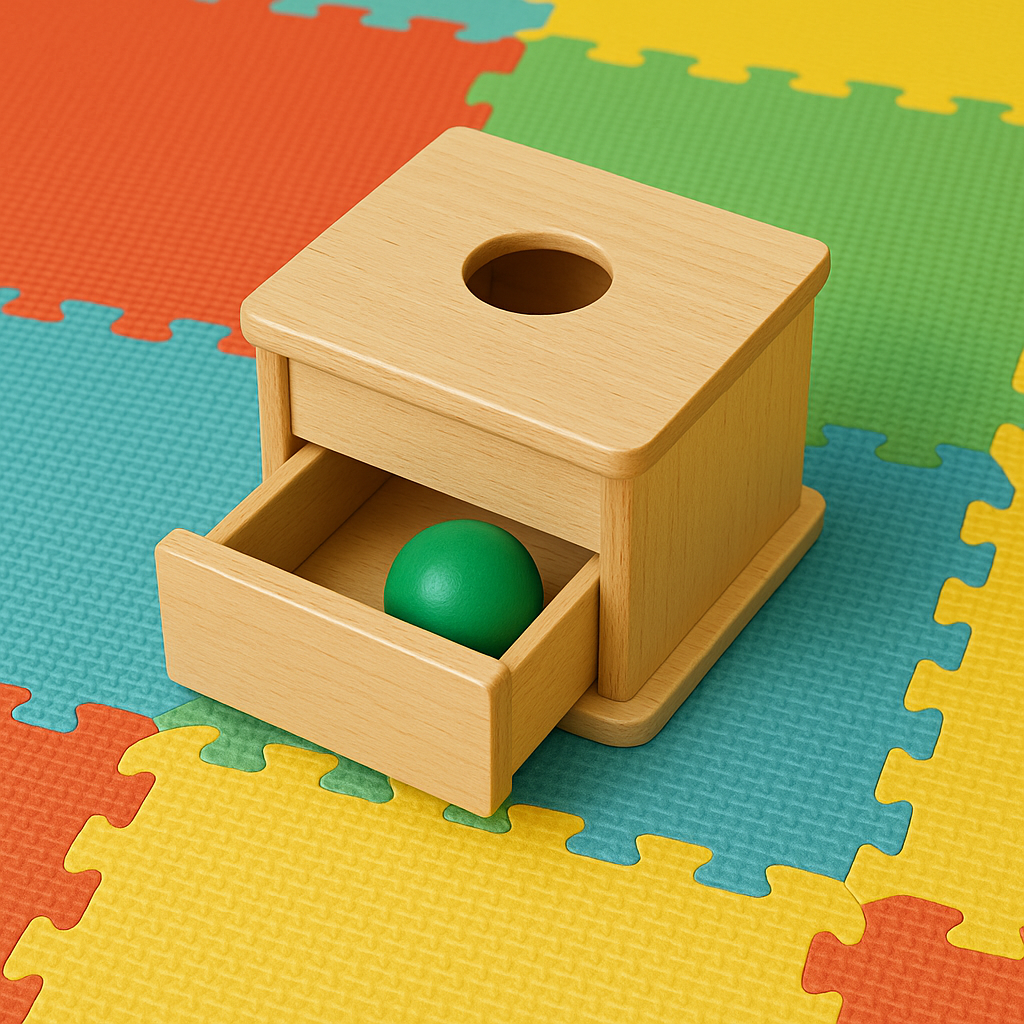 Homemade object permanence box