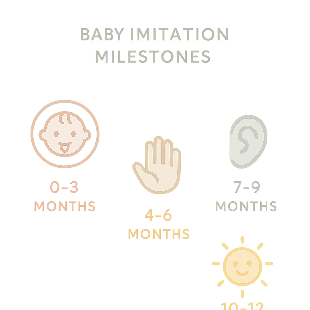 Imitation milestone chart