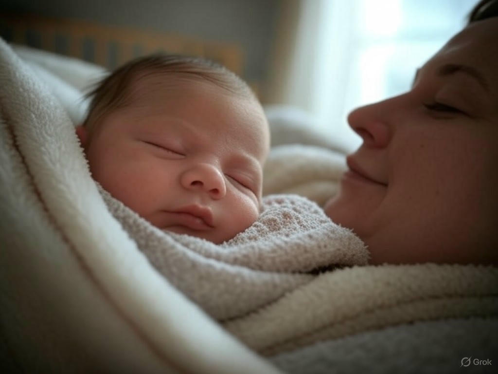 Newborn in kangaroo care