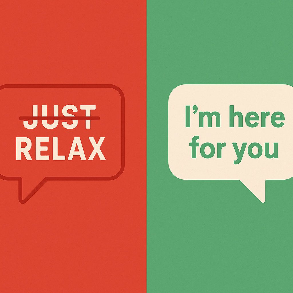 Replacing harsh words graphic