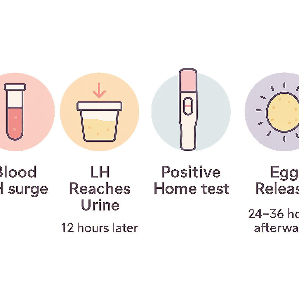 Timeline from hormone surge to ovulation