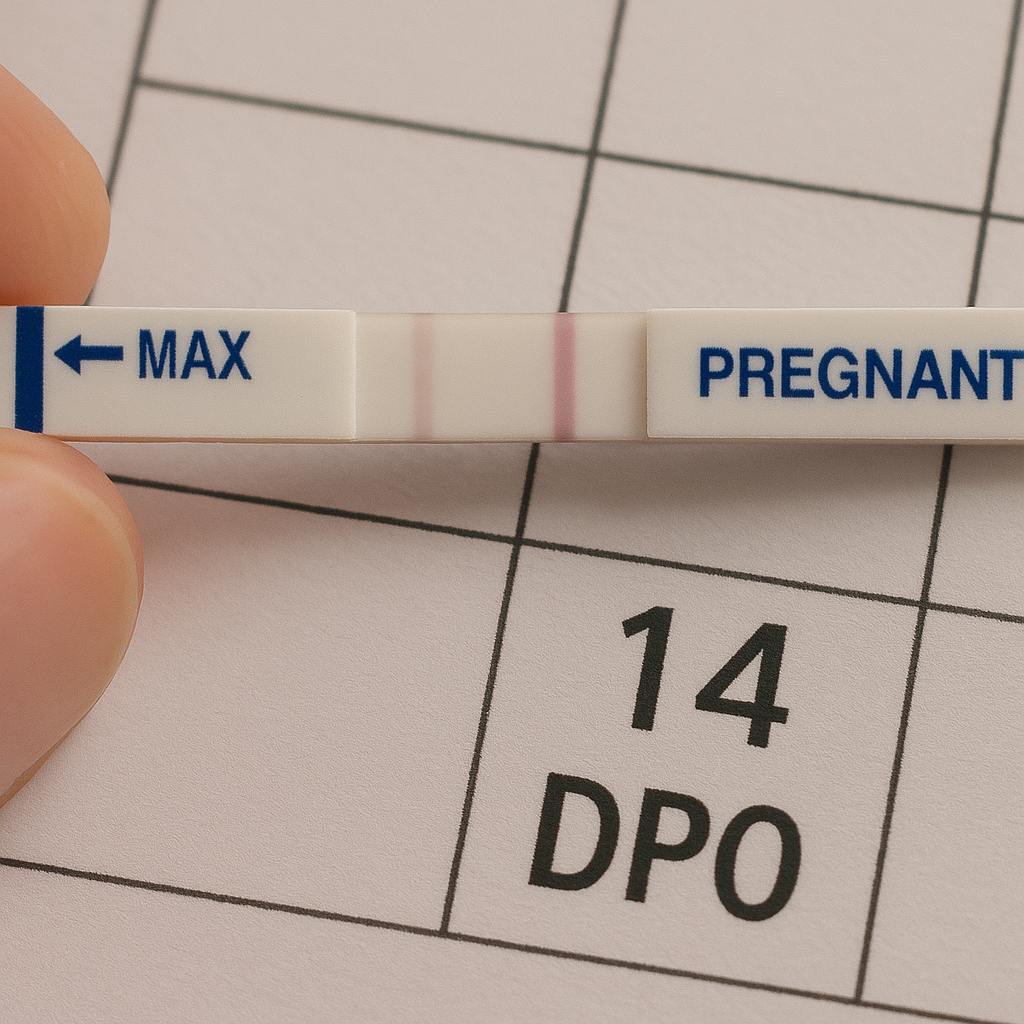 Positive home pregnancy test